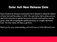 Premiera Solar Ash przesunięta na grudzień